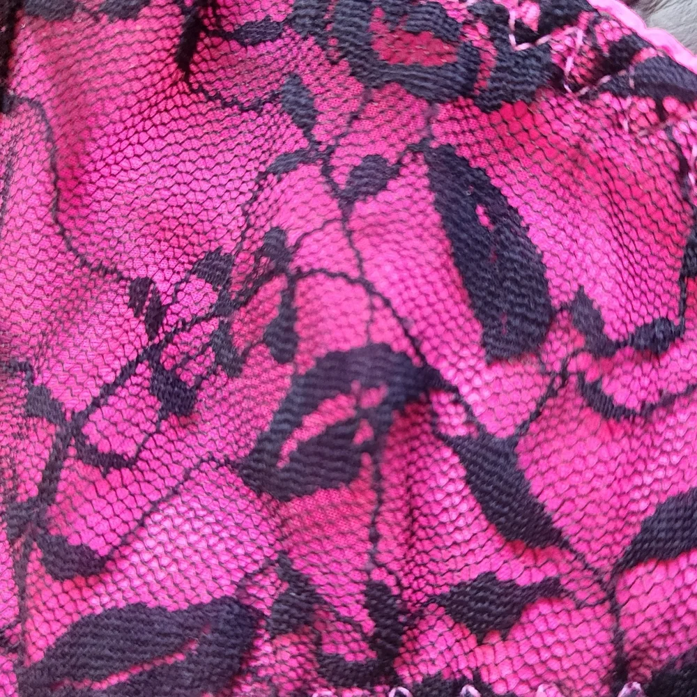 Native Hot Pink Thong Lace Panty